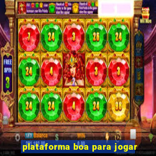 plataforma boa para jogar